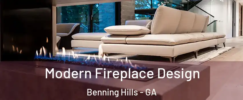 Modern Fireplace Design Benning Hills - GA